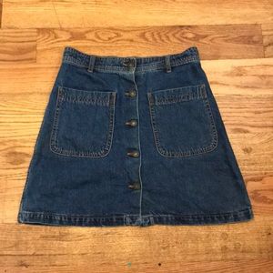 Zara Women Denim Skirt S.